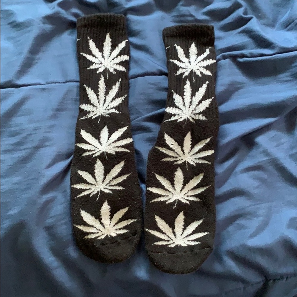 Black HUF socks